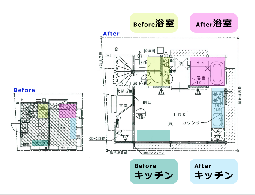 東京都、神奈川県のリフォームはミサワリフォーム。築50年以上の住宅をフルリノベーション。耐震、基礎補強、断熱性アップし、床暖房の設置も可能です。新築費用の約半分でまるで新築のように生まれ変わります。